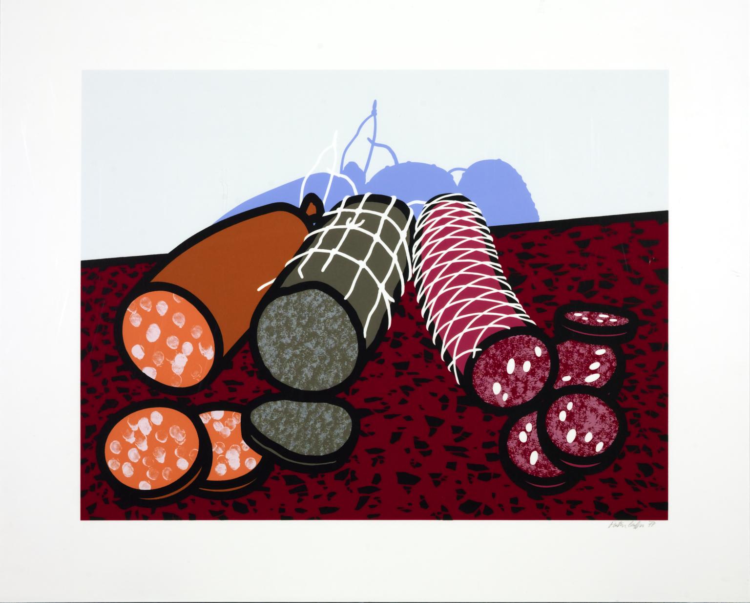 Patrick Caulfield - Three Sausages - 1978